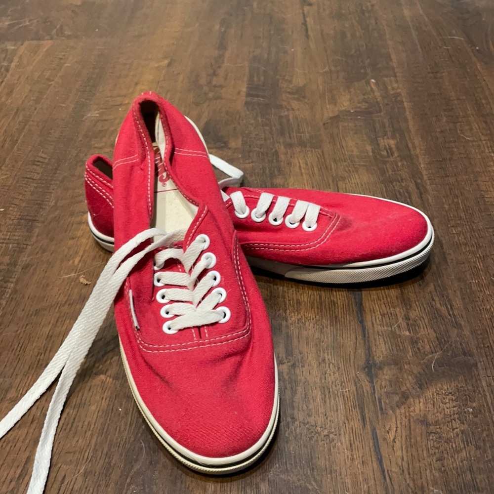 Brand new red vans